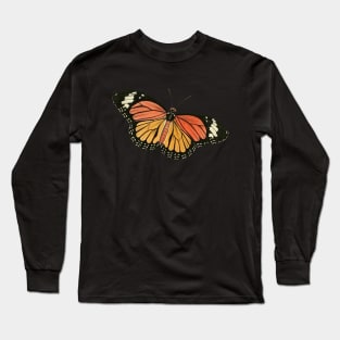 Vintage butterflies Pattern Long Sleeve T-Shirt